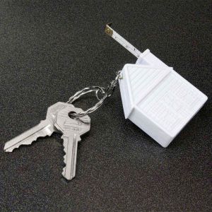 LLAVERO FLEXOMETRO CASITA personalizada